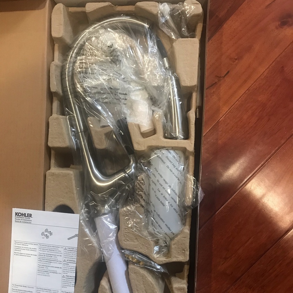 Kohler Malleco Stainless steel kitchen faucet